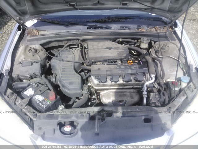 2HGES16334H594917 - 2004 HONDA CIVIC DX VP Gümüş foto 10