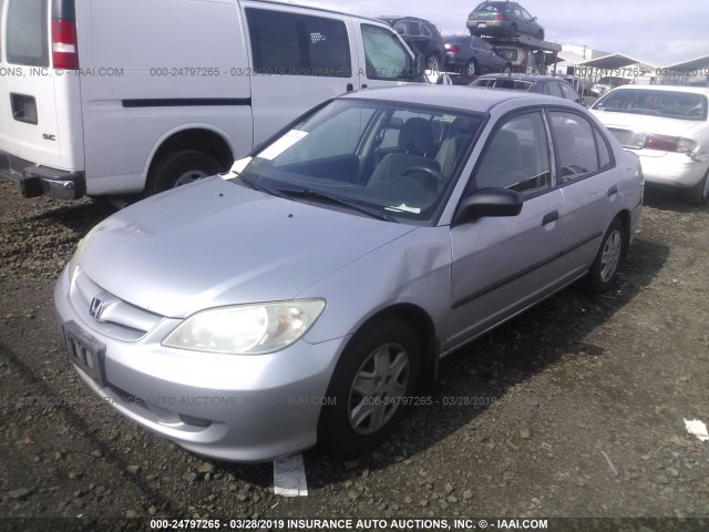 2HGES16334H594917 - 2004 HONDA CIVIC DX VP Gümüş foto 2