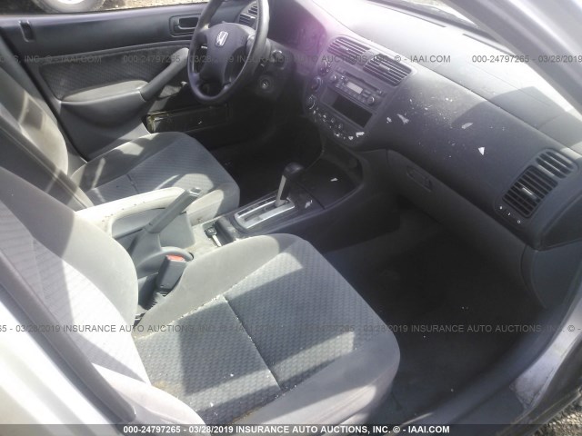 2HGES16334H594917 - 2004 HONDA CIVIC DX VP Gümüş foto 5