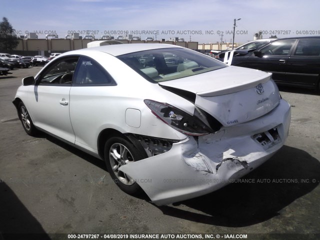 4T1CE38P86U581598 - 2006 TOYOTA CAMRY SOLARA SE/SLE WHITE photo 3
