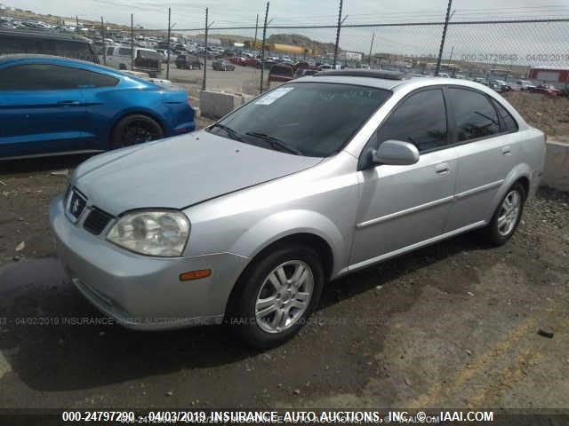 KL5JJ56Z15K071875 - 2005 SUZUKI FORENZA LX/EX SILVER photo 2