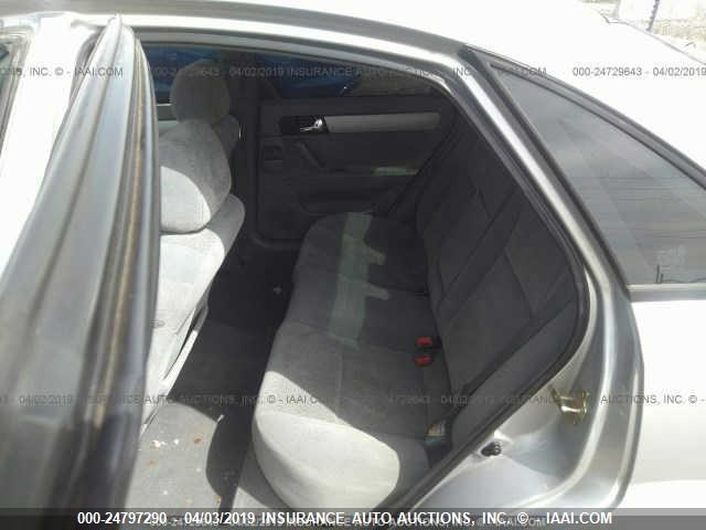 KL5JJ56Z15K071875 - 2005 SUZUKI FORENZA LX/EX SILVER photo 8