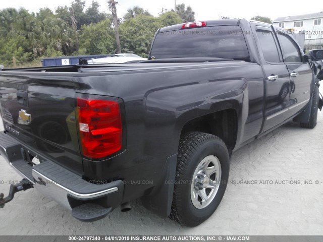 1GCRCPEC5FZ348830 - 2015 CHEVROLET SILVERADO C1500 BLACK photo 4