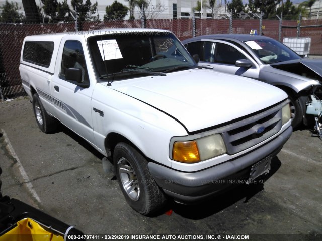 1FTCR10U8SPA70366 - 1995 FORD RANGER WHITE photo 1