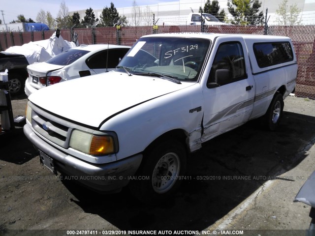 1FTCR10U8SPA70366 - 1995 FORD RANGER WHITE photo 2