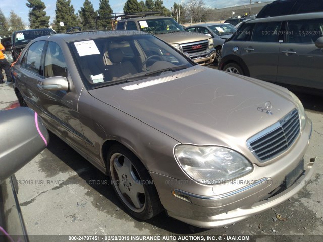 WDBNG70JX1A215589 - 2001 MERCEDES-BENZ S 430 GOLD photo 1