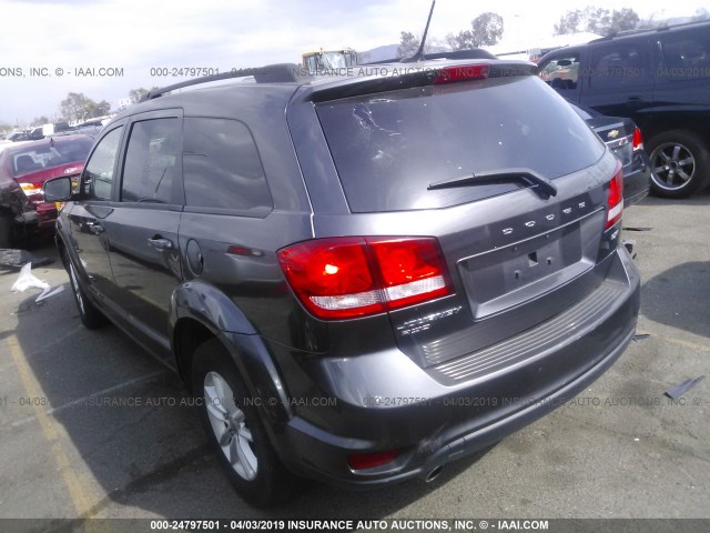 3C4PDDBG6GT135775 - 2016 DODGE JOURNEY SXT GRAY photo 3