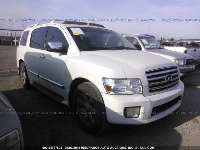 5N3AA08A46N809241 - 2006 INFINITI QX56 WHITE photo 1