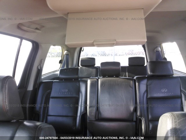 5N3AA08A46N809241 - 2006 INFINITI QX56 WHITE photo 8