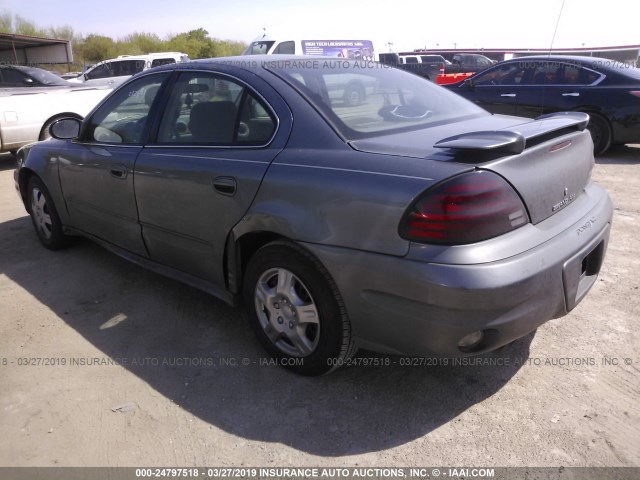 1G2NE52E25M213386 - 2005 PONTIAC GRAND AM SE BLUE photo 3