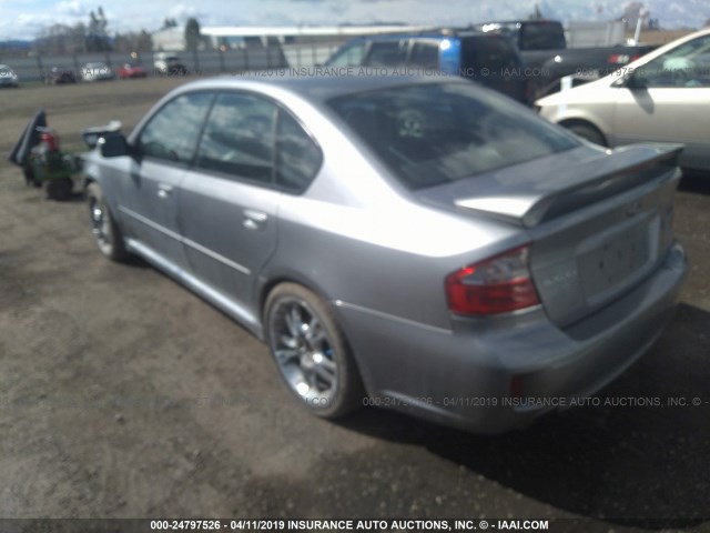 4S3BL856584219102 - 2008 SUBARU LEGACY 3.0R LIMITED SILVER photo 3