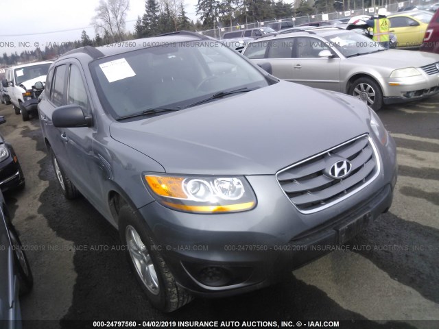 5NMSGDAB5AH370034 - 2010 HYUNDAI SANTA FE GLS GRAY photo 1