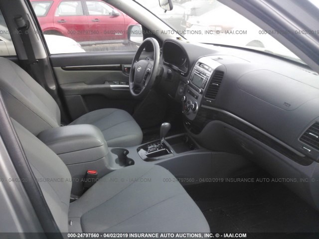 5NMSGDAB5AH370034 - 2010 HYUNDAI SANTA FE GLS GRAY photo 5