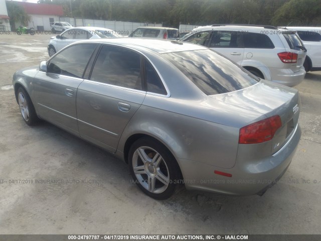 WAUAF78E46A058690 - 2006 AUDI A4 2/TURBO GRAY photo 3