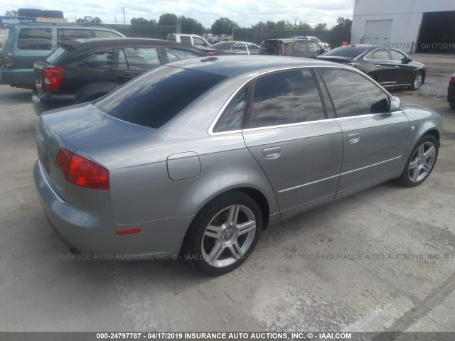 WAUAF78E46A058690 - 2006 AUDI A4 2/TURBO GRAY photo 4