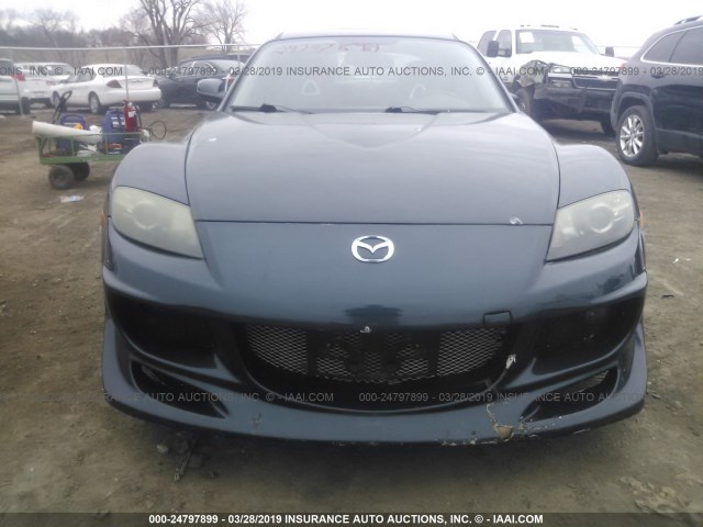 JM1FE17N240122383 - 2004 MAZDA RX8 Pewter photo 6