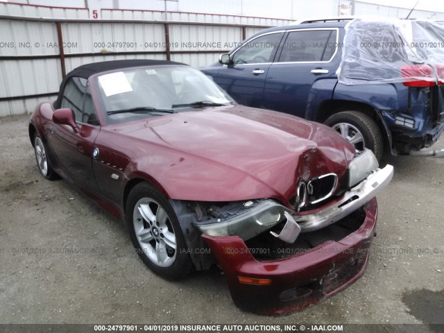 WBACH9342YLG18164 - 2000 BMW Z3 2.3 RED photo 1