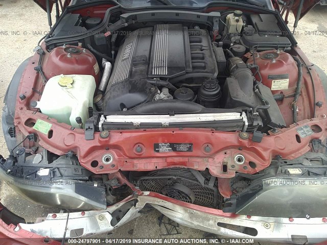 WBACH9342YLG18164 - 2000 BMW Z3 2.3 RED photo 10
