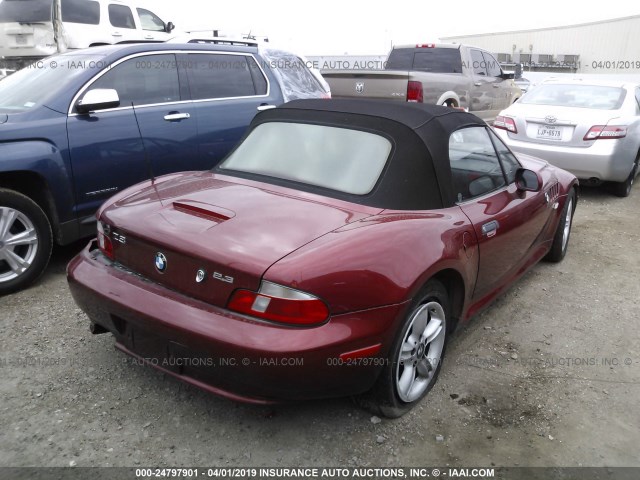 WBACH9342YLG18164 - 2000 BMW Z3 2.3 RED photo 4