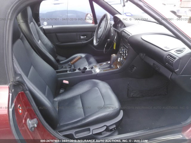 WBACH9342YLG18164 - 2000 BMW Z3 2.3 RED photo 5