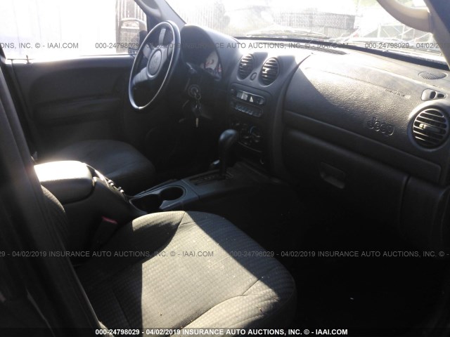 1J4GL48K83W618665 - 2003 JEEP LIBERTY SPORT/FREEDOM წითელი ფოტო 5