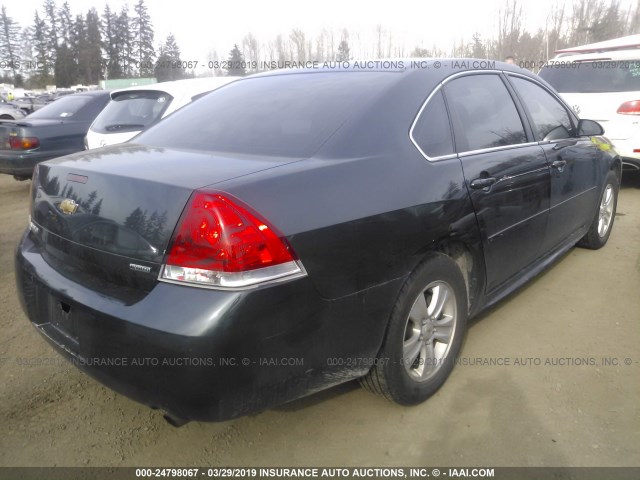 2G1WA5E39F1105889 - 2015 CHEVROLET IMPALA LIMITED LS BLACK photo 4