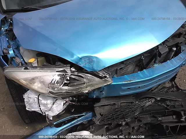 JM1BL1M55B1394989 - 2011 MAZDA 3 S BLUE photo 10