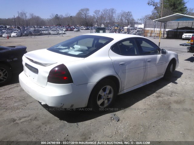 2G2WP552881121571 - 2008 PONTIAC GRAND PRIX WHITE photo 4