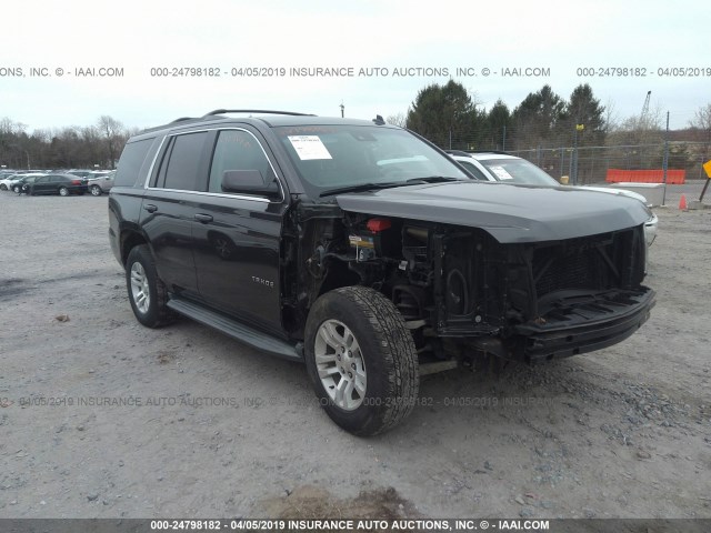 1GNSKBKC8FR167563 - 2015 CHEVROLET TAHOE K1500 LT GRAY photo 1