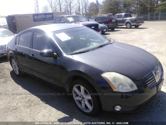 1N4BA41E26C858364 - 2006 NISSAN MAXIMA SE/SL BLACK photo 1