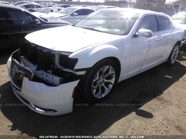 2C3CCAPG2GH343609 - 2016 CHRYSLER 300C PLATINUM WHITE photo 2