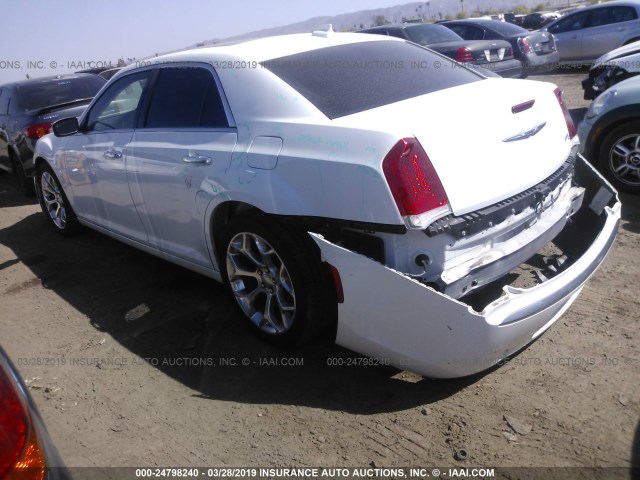 2C3CCAPG2GH343609 - 2016 CHRYSLER 300C PLATINUM WHITE photo 3