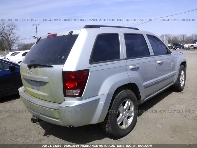 1J8GR48K47C504330 - 2007 JEEP GRAND CHEROKEE LAREDO/COLUMBIA/FREEDOM 银色 照片 4