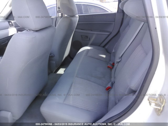 1J8GR48K47C504330 - 2007 JEEP GRAND CHEROKEE LAREDO/COLUMBIA/FREEDOM 银色 照片 8