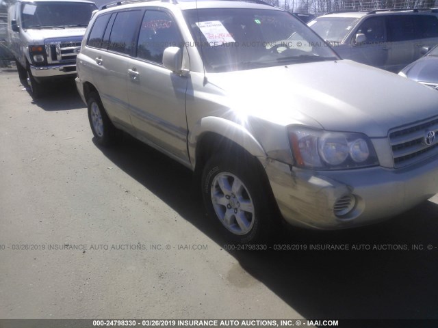 JTEHF21A530100292 - 2003 TOYOTA HIGHLANDER LIMITED BEIGE photo 6