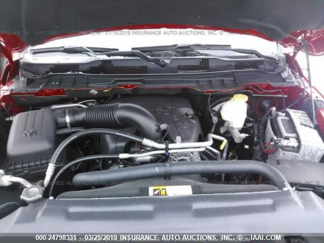 1C6RR7TT7KS576372 - 2019 RAM 1500 CLASSIC SLT RED photo 10