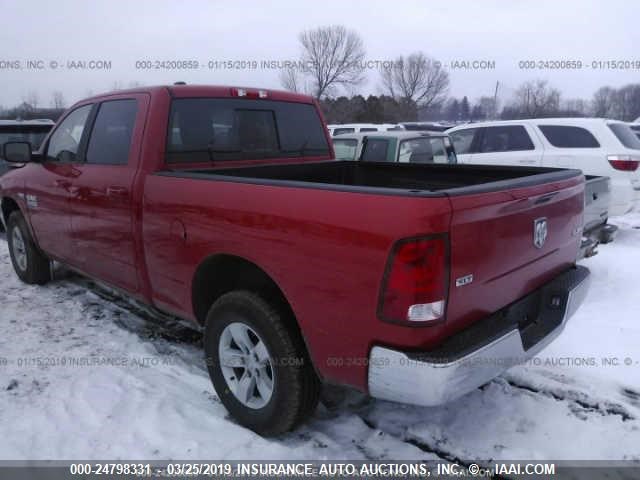1C6RR7TT7KS576372 - 2019 RAM 1500 CLASSIC SLT RED photo 3