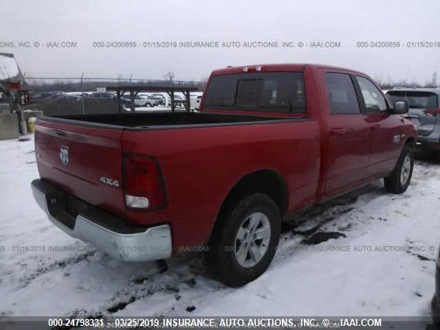 1C6RR7TT7KS576372 - 2019 RAM 1500 CLASSIC SLT RED photo 4