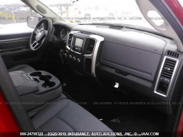 1C6RR7TT7KS576372 - 2019 RAM 1500 CLASSIC SLT RED photo 5