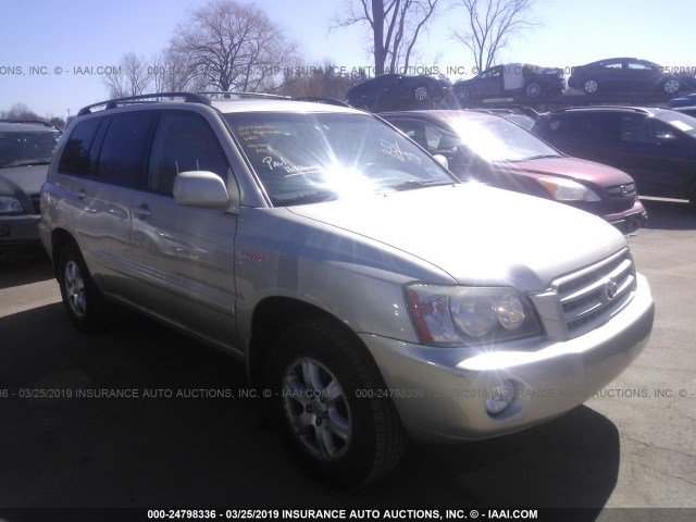 JTEHF21A030114004 - 2003 TOYOTA HIGHLANDER LIMITED TAN photo 1