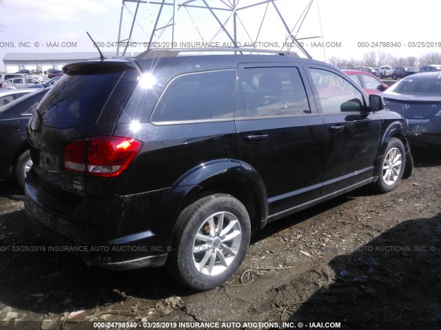 3C4PDCBG5ET144247 - 2014 DODGE JOURNEY SXT BLACK photo 4