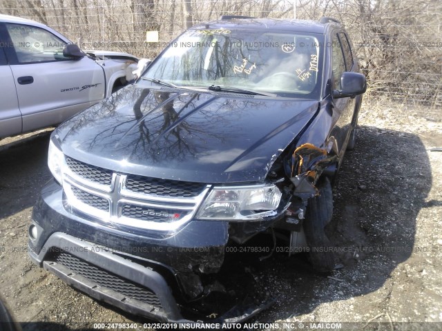 3C4PDCBG5ET144247 - 2014 DODGE JOURNEY SXT BLACK photo 6