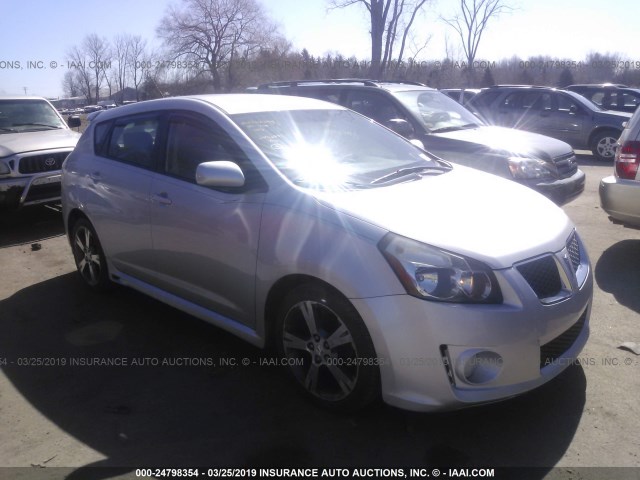 5Y2SN670X9Z419596 - 2009 PONTIAC VIBE GT SILVER photo 1