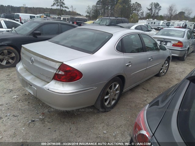2G4WE567951243391 - 2005 BUICK LACROSSE CXS SILVER photo 4