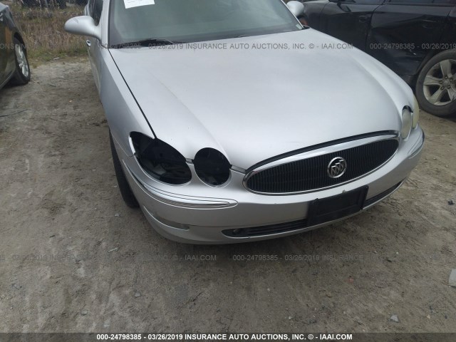 2G4WE567951243391 - 2005 BUICK LACROSSE CXS SILVER photo 6