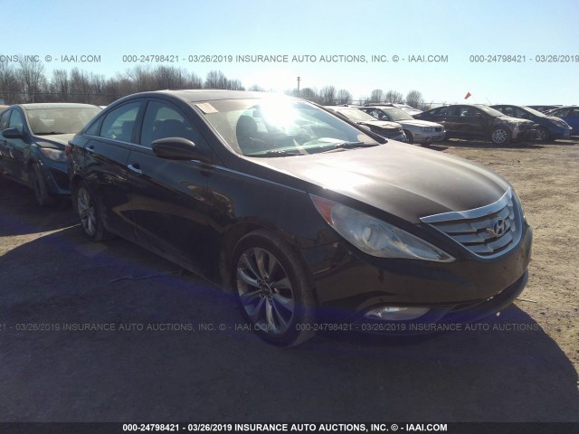 5NPEC4AC2BH287716 - 2011 HYUNDAI SONATA SE/LIMITED BLACK photo 1