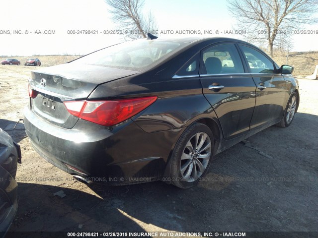 5NPEC4AC2BH287716 - 2011 HYUNDAI SONATA SE/LIMITED BLACK photo 4