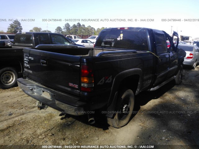 1GTHK23295F934278 - 2005 GMC SIERRA K2500 HEAVY DUTY BLUE photo 4