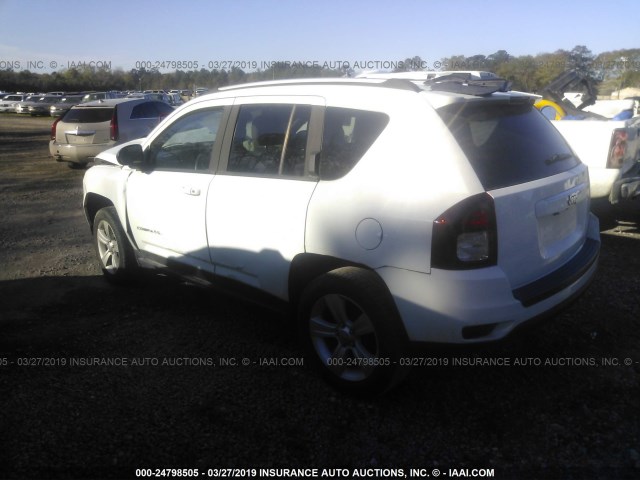 1C4NJCBA6GD675462 - 2016 JEEP COMPASS SPORT WHITE photo 3