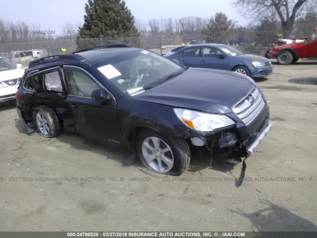 4S4BRDJCXD2220220 - 2013 SUBARU OUTBACK 3.6R LIMITED BLUE photo 1